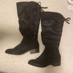 Women’s Black Suede Boots